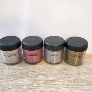 MAC Cosmetics High Pigmented Eye Shadows LOT of 4